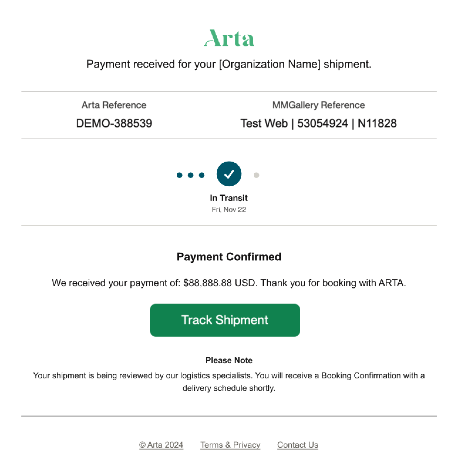 Payment Received