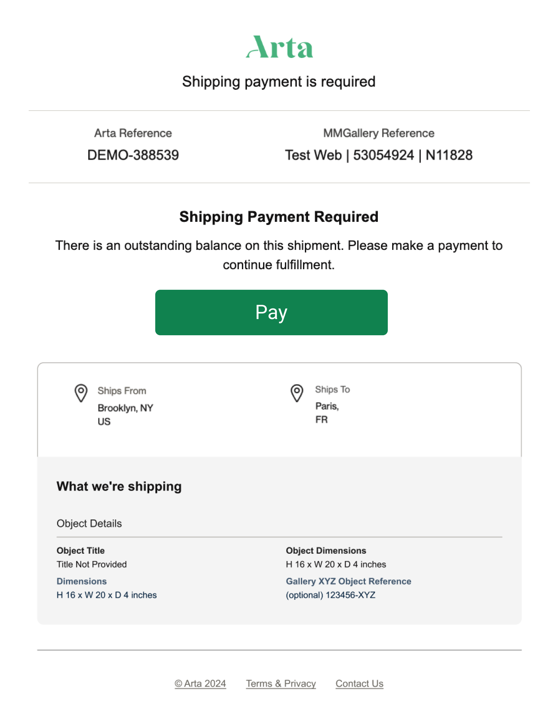 Payment Required